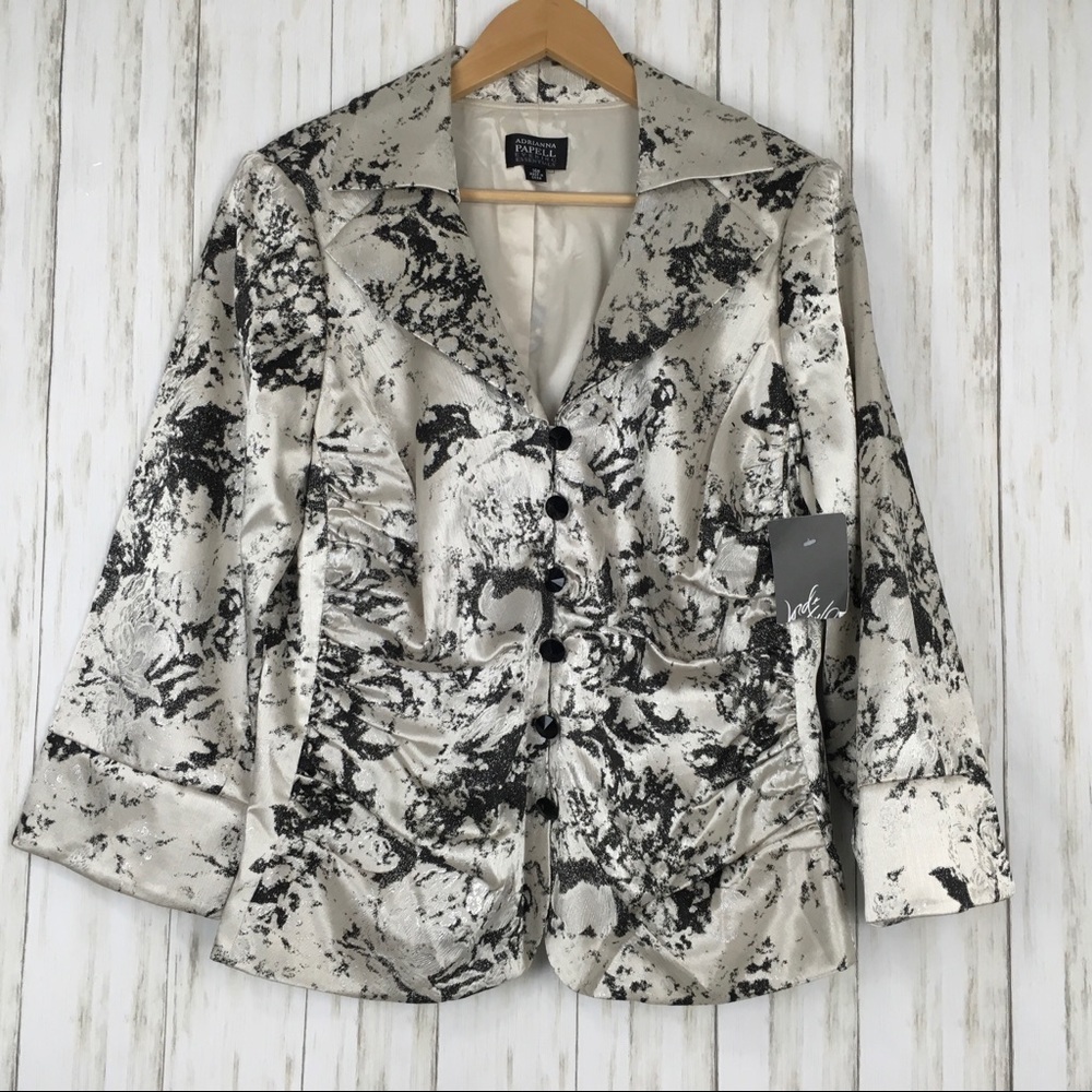 Adrianna Papell Evening Essentials Rouched Jacket